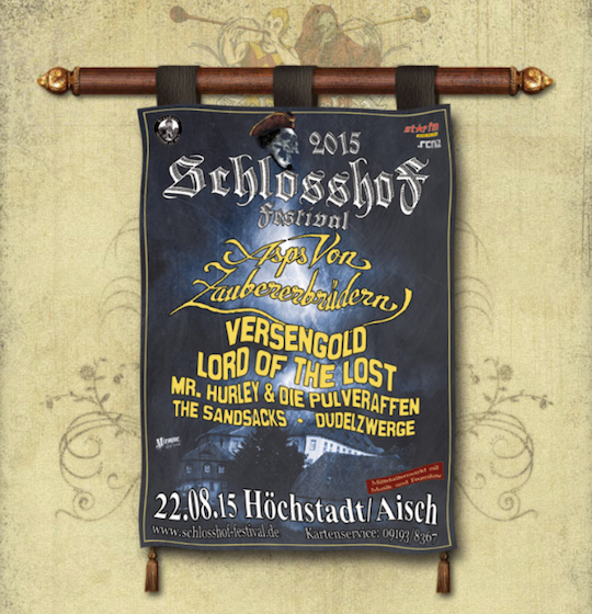 Schlosshof Festival 2015 – mit Asps Von Zaubererbrüdern – 22.08.2015 Höchstadt/Aisch